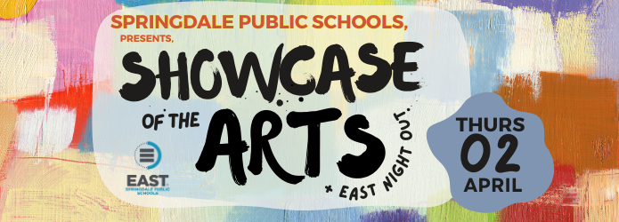 Springdale Public Schools is thrilled to invite the entire community to an absolute powerhouse evening of FREE art, music and local impact at the Showcase of the Arts on Thursday, April 2 from 5- 8 p.m. at The Medium, Manos on Emma and Luther George Park. The energy will be electric as more than 20 Springdale schools take over Downtown Springdale, transforming the heart of our city into a massive, vibrant gallery and live concert space.!