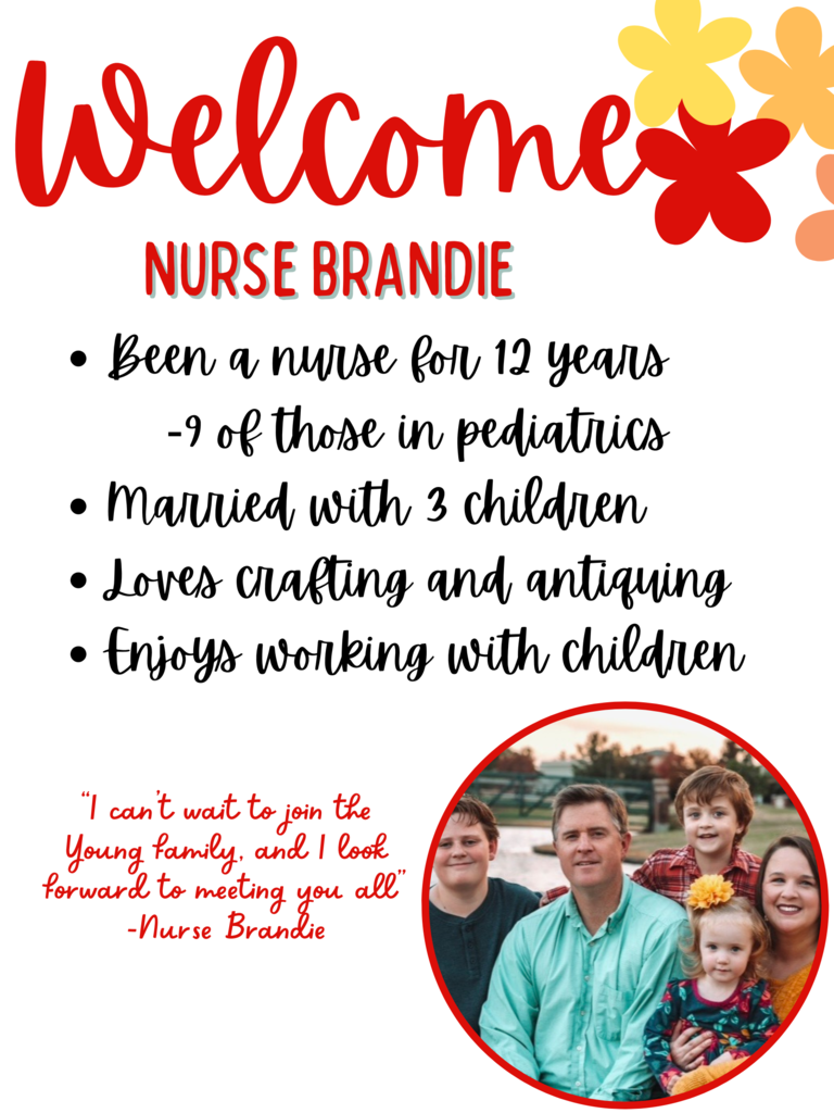 Welcome Nurse Brandie!