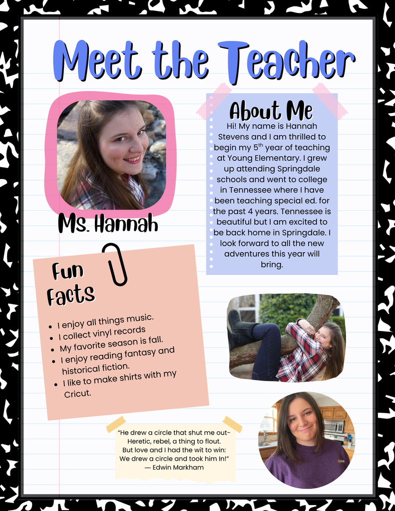 Welcome Ms. Stevens