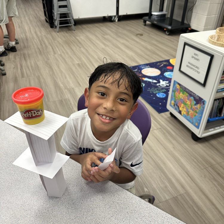 index card tower