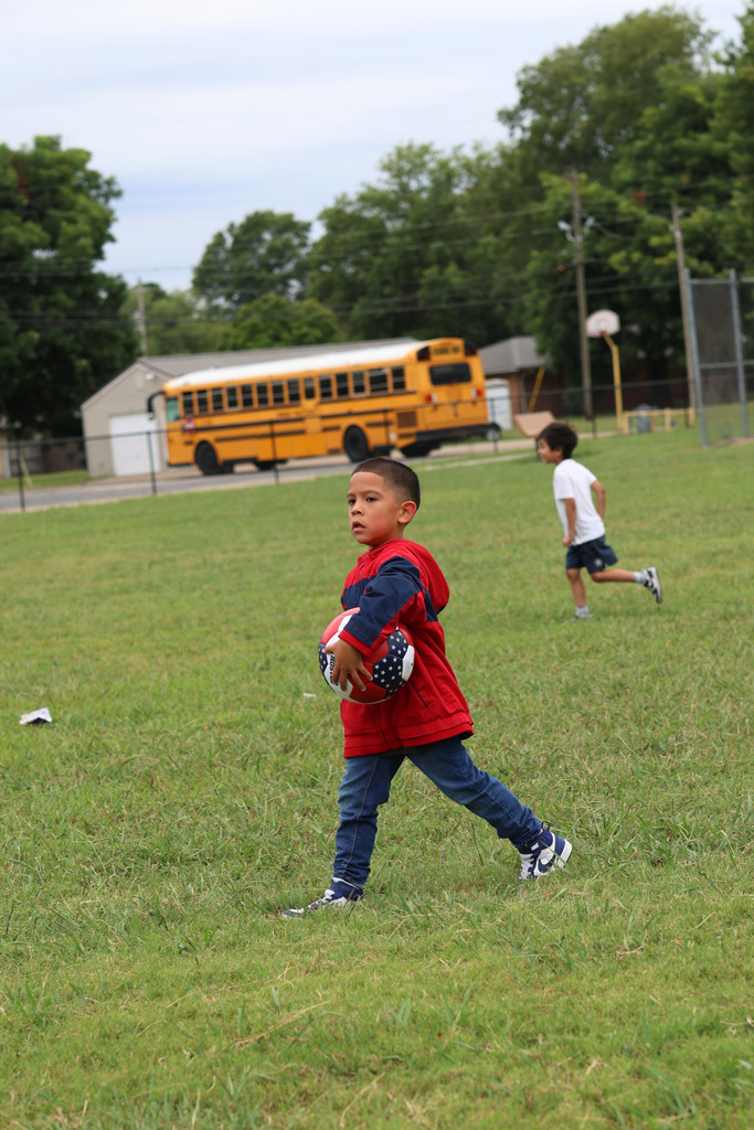 It's more than just a break from class—it's where friendships begin! Our first and second graders at Elmdale Elementary are having a blast, laughing and playing together during recess. What's your favorite recess memory? #SpringdaleFamily