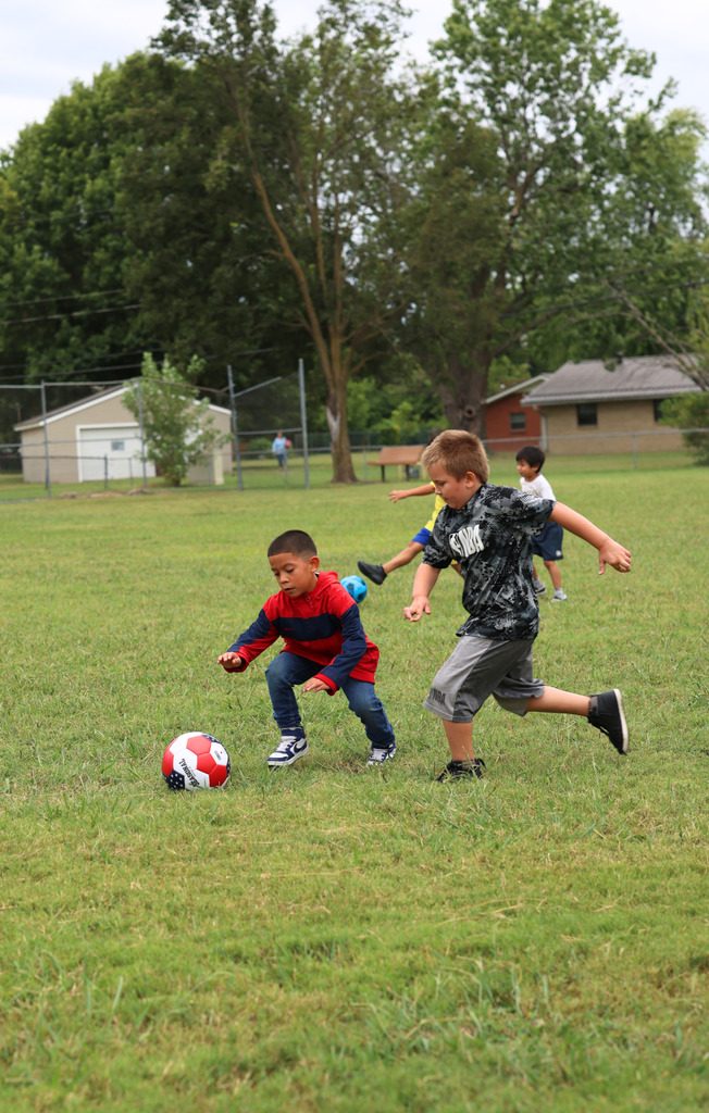 It's more than just a break from class—it's where friendships begin! Our first and second graders at Elmdale Elementary are having a blast, laughing and playing together during recess. What's your favorite recess memory? #SpringdaleFamily