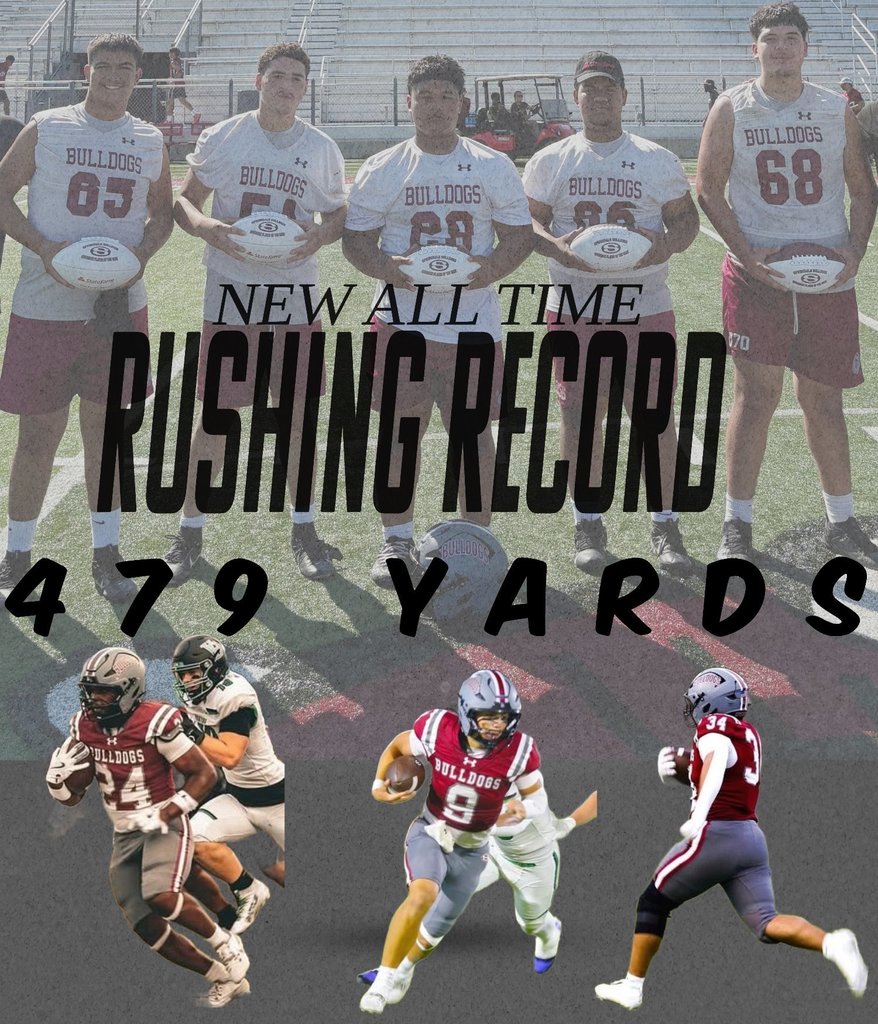 RUSHING RECORD