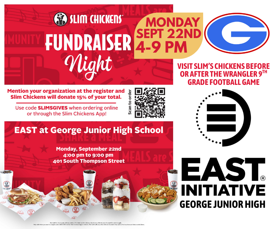 Slim Chickens EAST Fundraiser Night
