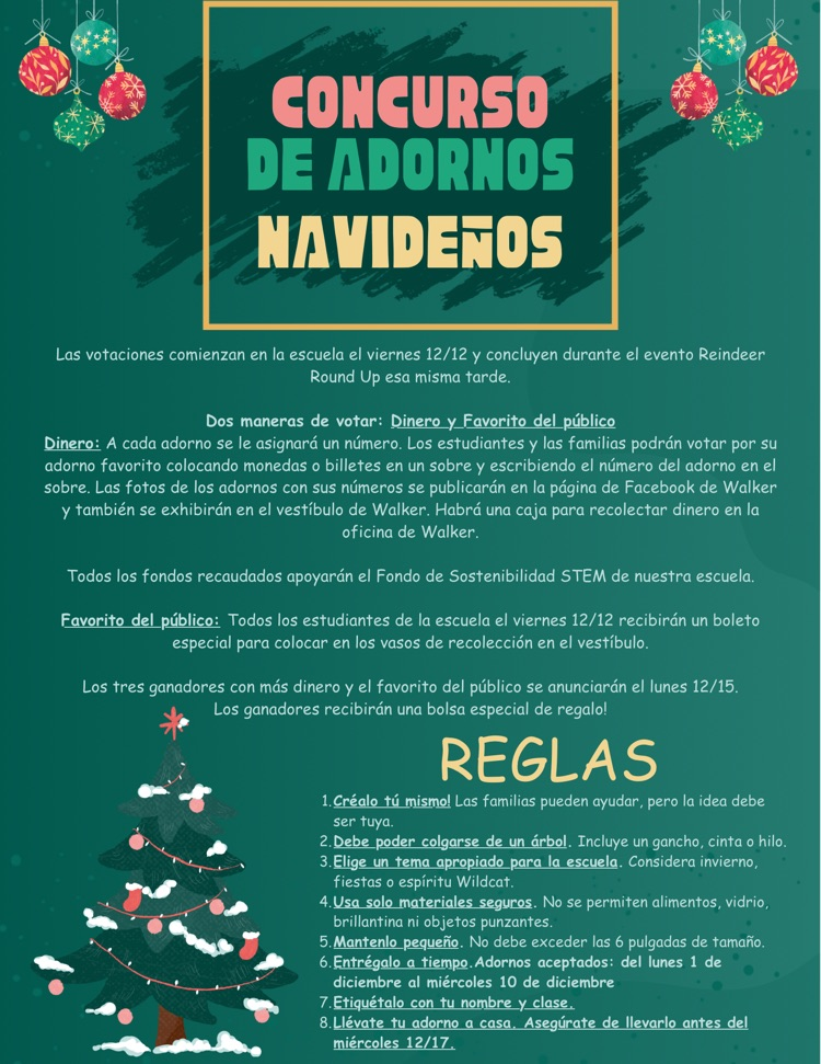 Wildcat Ornament Contest