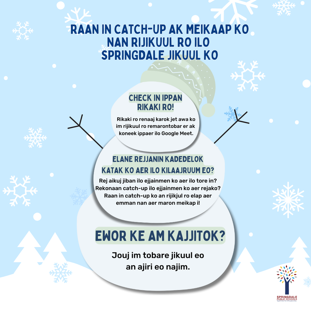 Student Catch Up day  1.26.26