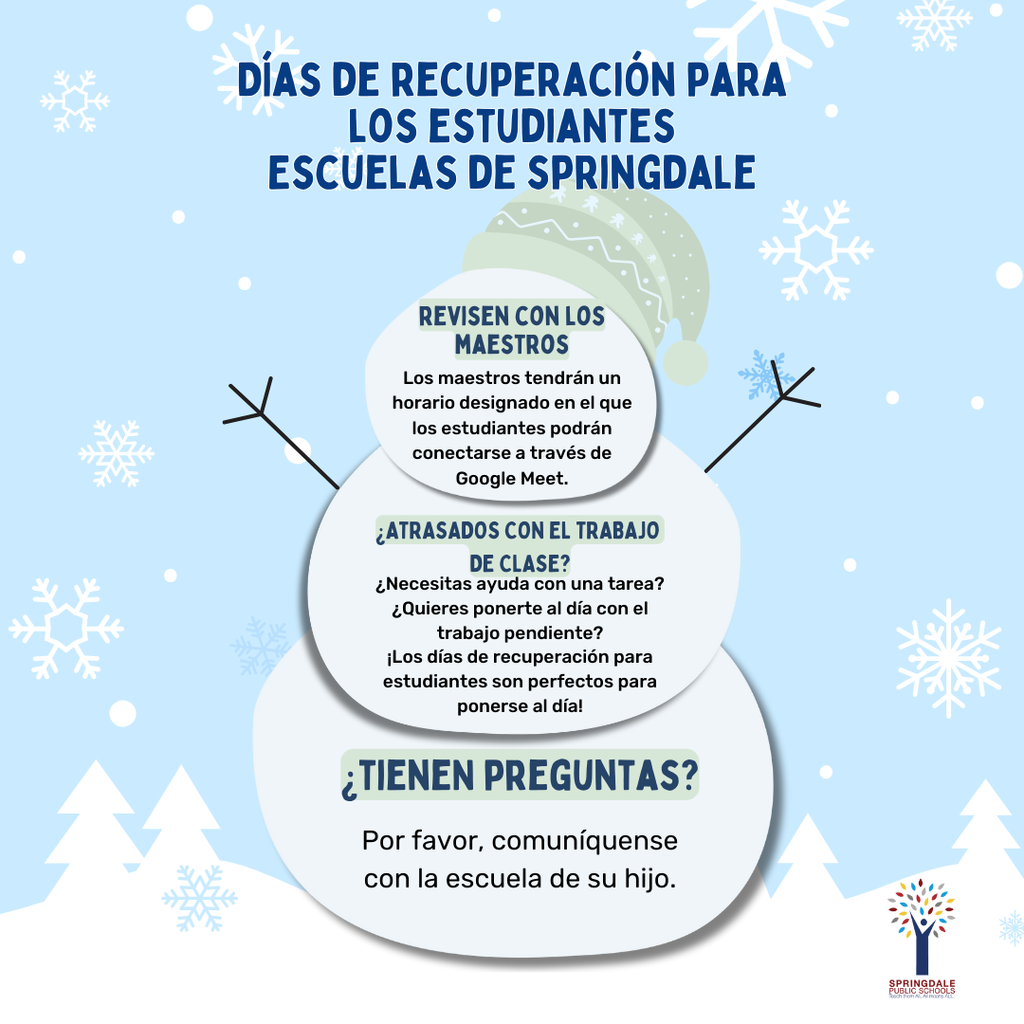 Student Catch Up day  1.26.26