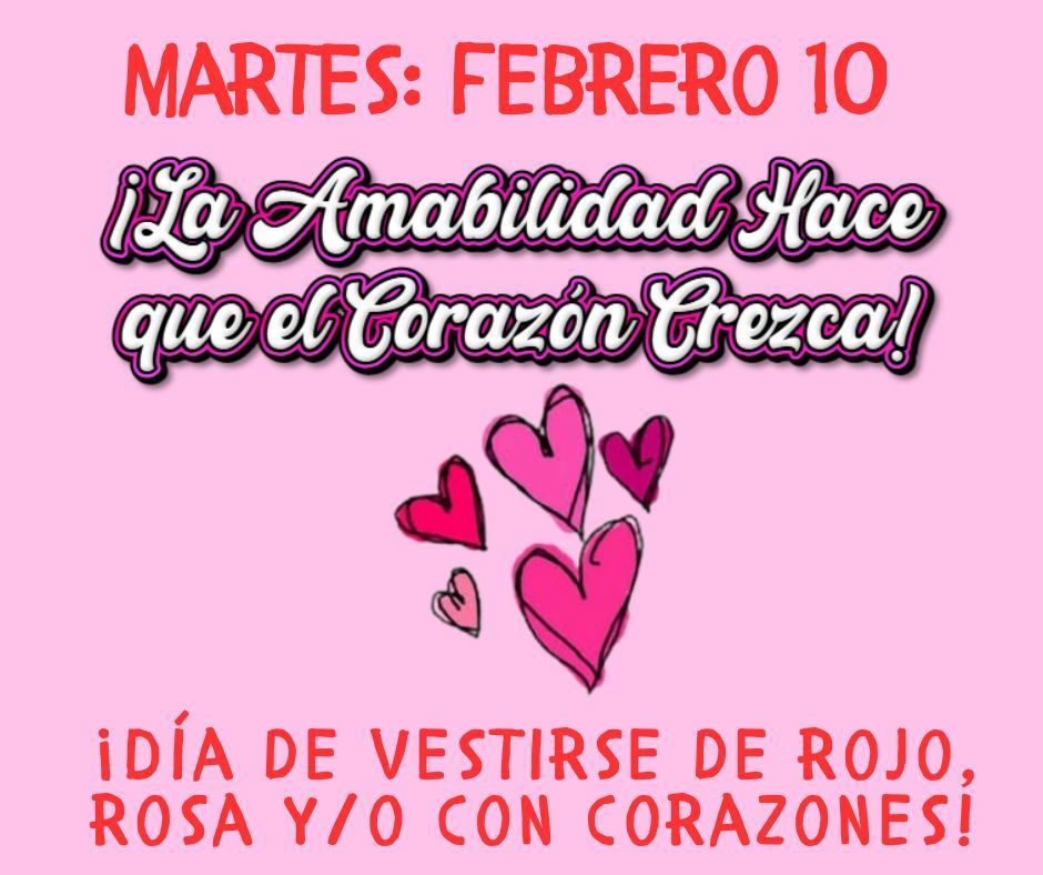 red, pink, hearts day 2