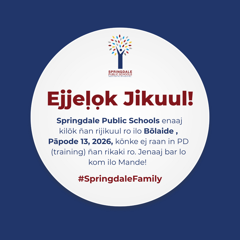 Friendly Reminder: There is no school for students this Friday, Feb. 13 2026! Our staff will be participating in a Teacher PD Day. Enjoy the long weekend! #SpringdaleFamily