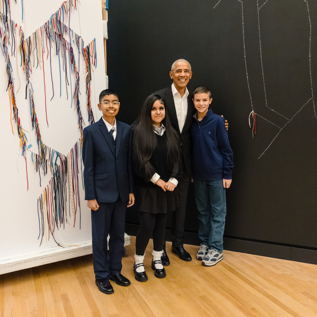 Celebrating #PresidentsDay by reflecting on a monumental moment for our district. 🇺🇸 Honoring the leaders of the past while empowering the leaders of tomorrow, we reflect on a historic moment where Har-Ber High School Adreana Perez joined former President Barack Obama for a Youth Town Hall at Crystal Bridges Museum of American Art. Alongside students from across the state—including our own Springdale middle schools—Alejandro Trejo-Silva from Sonora Middle School also had the incredible opportunity to meet the President. From Superintendent Dr. Jared Cleveland’s conversation with the President to our students witnessing the "We the People" installation, this day served as a powerful reminder of the impact of civic engagement and the spirit of service. #SpringdaleFamily #PresidentsDay #CrystalBridges #StudentLeaders #SpringdaleSchools #SonoraMiddleSchool
