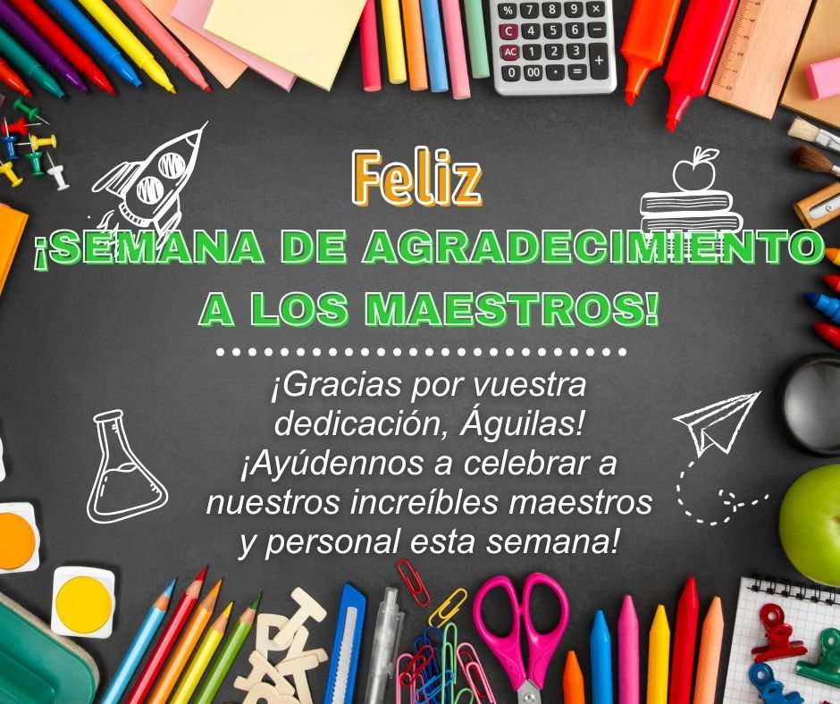 ¡Semana de agradecimiento a los maestros!