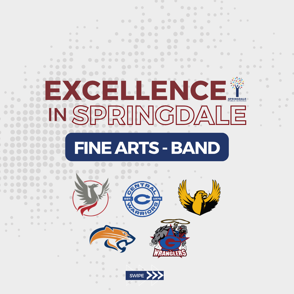 Excellence in SPS Middle and Junior High Bands: #SpringdaleFamily is so proud of your massive accomplishments—with 733 All-Region, 120 All-State, and 19 SWACDA qualifiers, we are celebrating excellence at every level! Join the family today at www.sdale.org. 🎷🌟