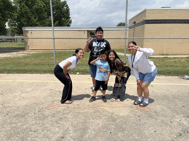 SWJH Students enjoying our EOY bash!