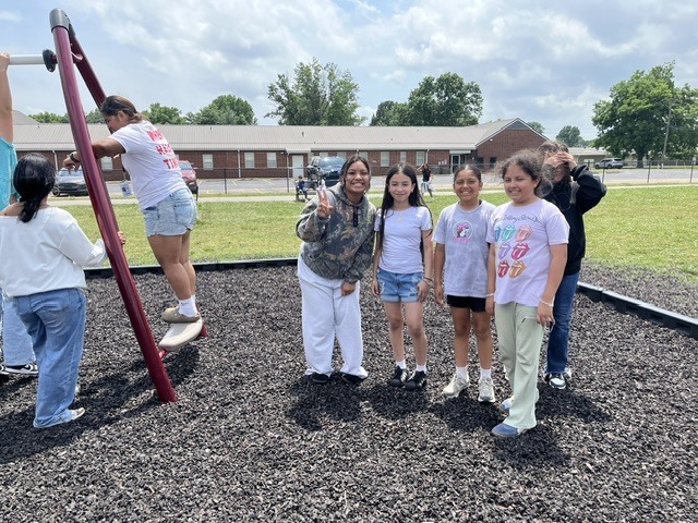 SWJH Students enjoying our EOY bash!