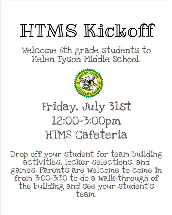 HTMS kick off
