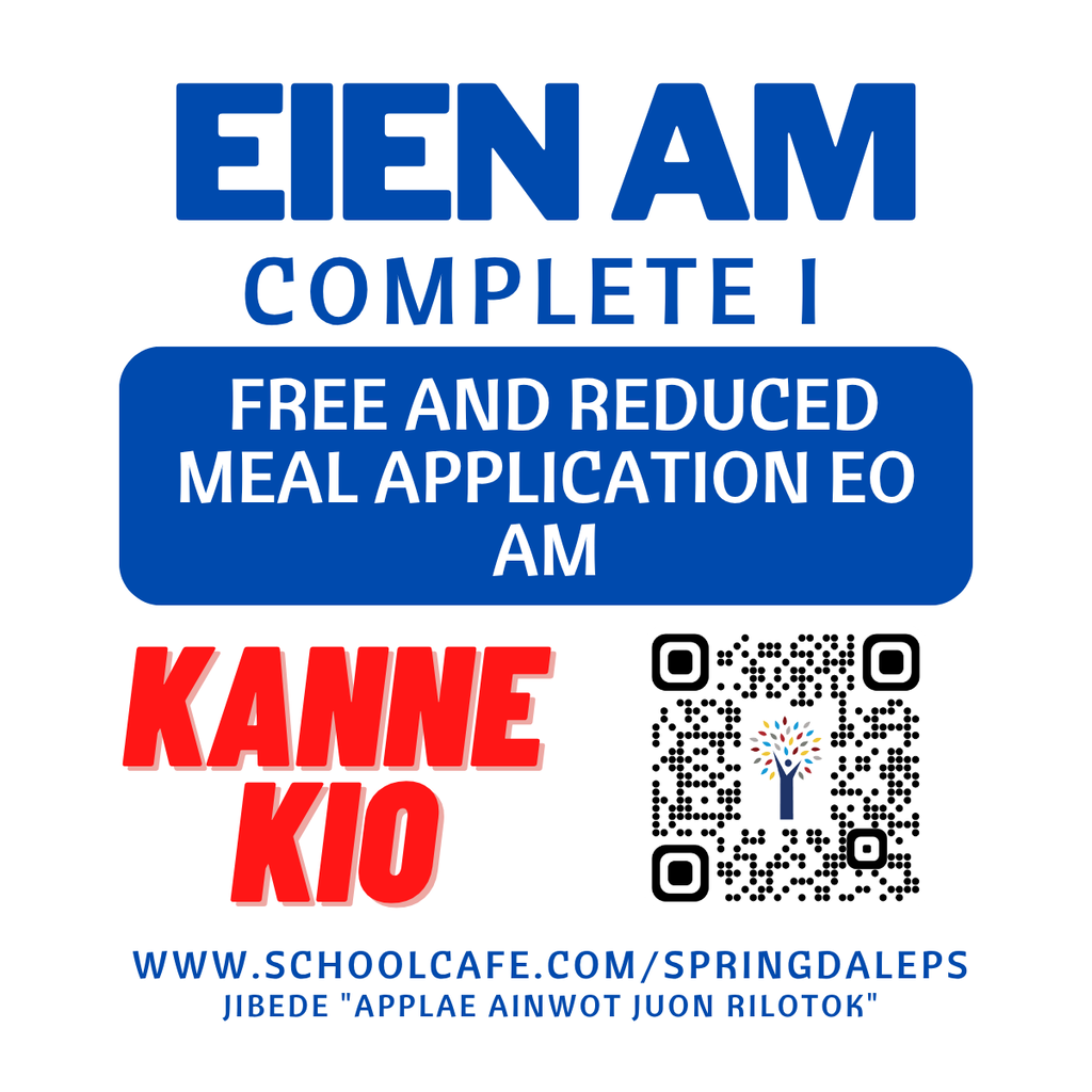 📢 Quick reminder for our Springdale Public Schools families! 🍎  Don't forget to submit your Free and Reduced Meal Application! 📝✨ A new application is required every school year to keep your child's eligibility active and make sure they are fueled for a great year of learning. 🎒⏰  It only takes a few minutes! Scan the QR code or click the links below—just remember to click "Apply as a Guest" on SchoolCafe! 💻👇  Thank you for supporting our schools and our students, #SpringdaleFamily! ❤️  🔗 Apply Here: www.schoolcafe.com/springdaleps 📖 Learn More Here: https://app.smore.com/n/wr7eg9