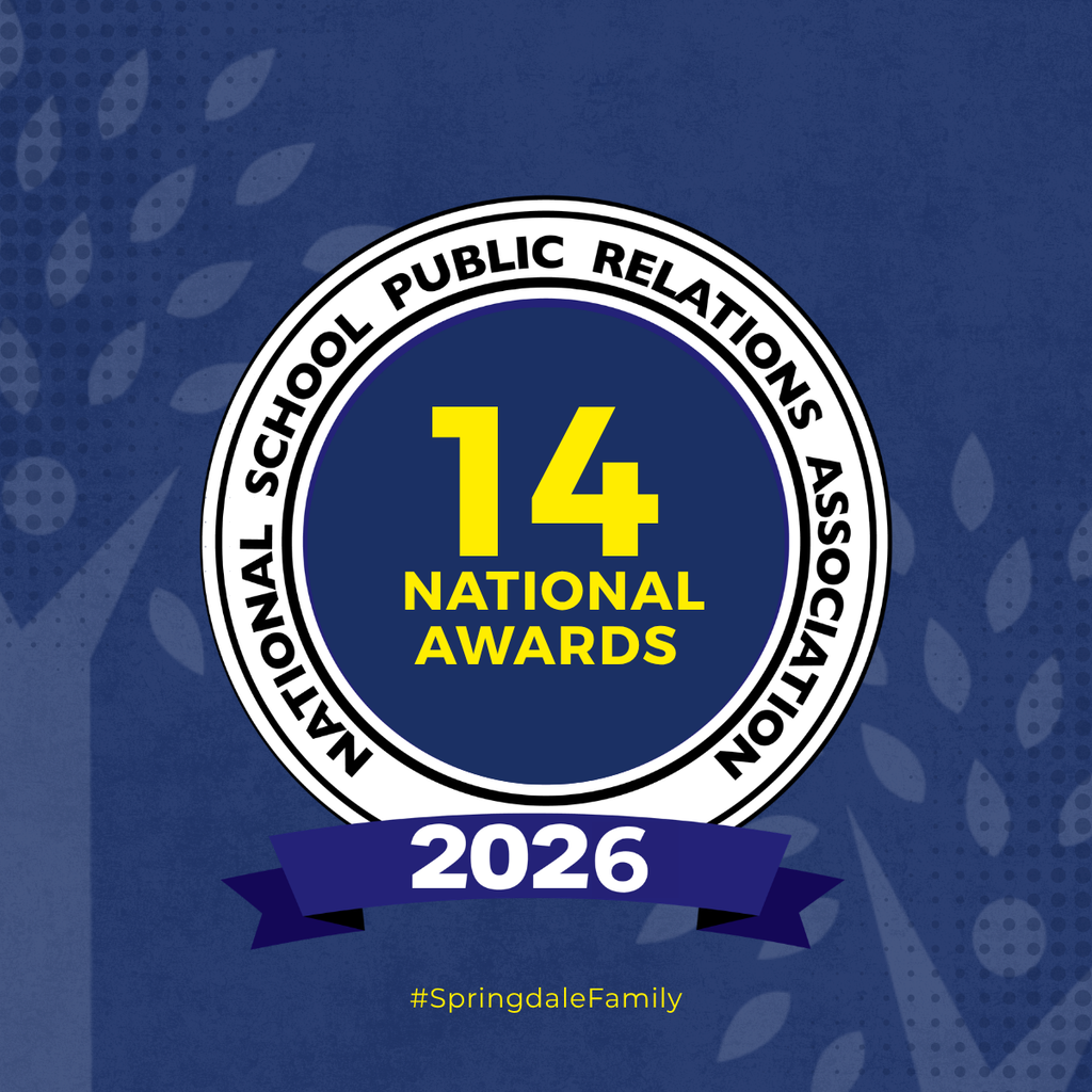 🎉 Big news! The Springdale Public Schools Communications Team was nationally recognized with 14 National School Public Relations Awards for digital media and marketing excellence! 🏆✨ We’re passionate about telling the stories of our amazing students, staff, and community—highlighting the heart, hard work, and innovation across our campuses every day! Come experience the excellence and be a part of the #SpringdaleFamily! ❤️🚌 🔗 Read more here: https://app.smore.com/n/mcw4p #SpringdaleFamily #SPSShines #SchoolPR #NSPRA #PublicEducation #SpringdalePublicSchools #DistrictPride #CommunicationExcellence #EducationMatters #SpringdaleAR
