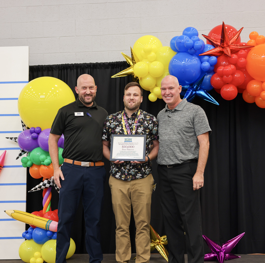 Springdale Chamber of Commerce 60th Annual Teacher Appreciation Event! 🎉🍎  What an incredible day celebrating 2,000+ of our district’s educators! With 90 vendors in attendance and a record number of nominations, our amazing community showered our teachers with over $127,000 in giveaways! 🎁✨  A massive thank you to Sam's Furniture for their 13th year as presenting sponsor and for surprising two of our own with $10,000 classroom makeovers! 🛋️👏  Huge congratulations to our big winners: 🏆 Michael Stewart – Westwood Elementary 🏆 Lauren Lane – George Junior High  We are so proud of our teachers and so grateful for the community that stands behind our #SpringdaleFamily! ❤️🚀  Read More Here: https://app.smore.com/n/fbaxh  #SpringdaleSchools #TeacherAppreciation #CommunityFirst