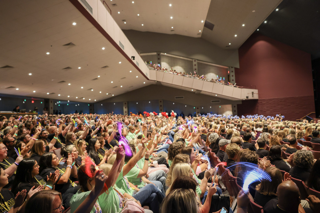 Our Springdale Public Schools staff gathered today for our annual faculty meeting! 🎭✨  With this year’s "Storytelling" theme, our #SpringdaleFamily team was inspired, energized, and ready to write the next amazing chapter as we prepare to welcome our students back on Monday, August 10! 📚🎒  Here’s to an incredible 2026-27 school year together! ❤️ Read More Here:  #SpringdaleFamily #SpringdaleSchools #BackToSchool #Storytelling #ReadyToLearn