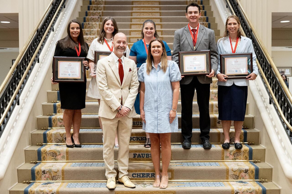 This is a MASSIVE accomplishment, and we could not be prouder to see her dedication, heart, and talent recognized at the state level by Gov. Sarah Huckabee Sanders and Arkansas Department of Education. 📚👏