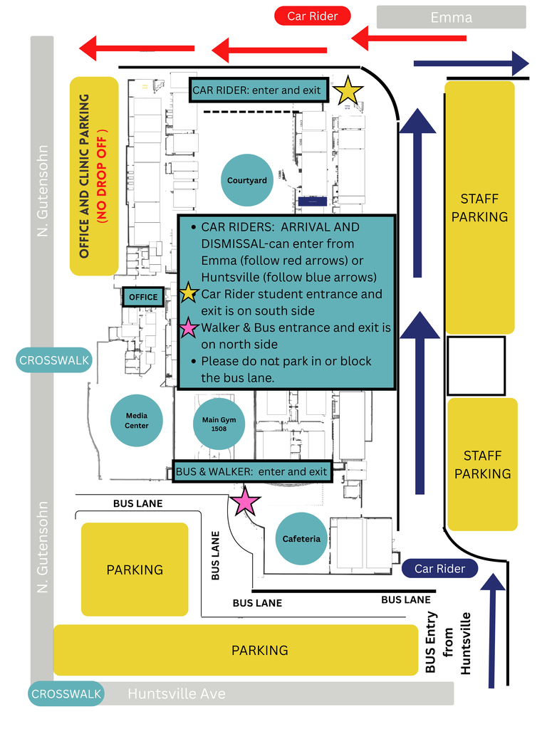 Car Rider Arrival and Dismissal