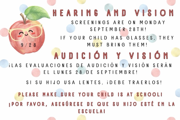 hearing and vision screenings