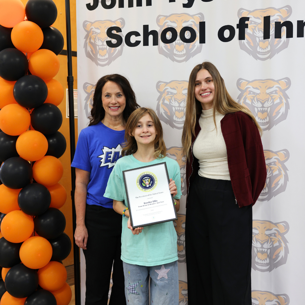 Presidential honor for our #SpringdaleFamily! 🌿🏆  Five John Tyson Elementary students—Avery, Finn, Everlee, Zharia, and Brinxley—were officially presented with the prestigious Presidential Environmental Youth Award (PEYA) by the Environmental Protection Agency (EPA).  This national recognition celebrates the vision, leadership, and hard work these young environmental leaders put into protecting our planet.  We are beyond proud of them for making a real impact far beyond our school walls. Earning this top spot out of our entire 5-state EPA region shows what happens when our #SpringdaleFamily dreams big and leads the way.  #SpringdaleFamily #SpringdaleAR #SpringdaleSchools #NorthwestArkansas #NWA #JohnTysonElementary #PEYAAward #FutureLeaders #NWAeducationPresidential 