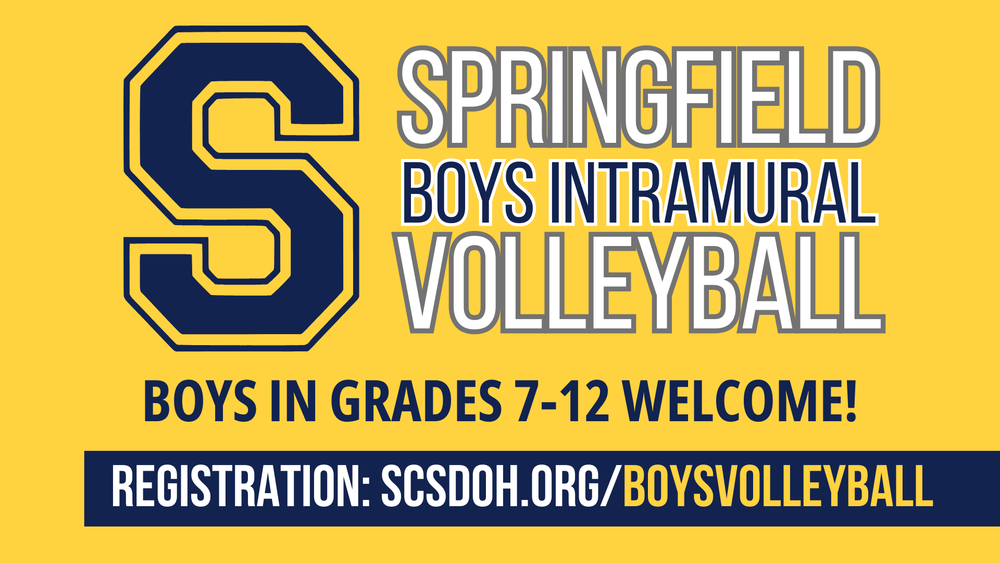 Springfield Boys Intramural Volleyball Header