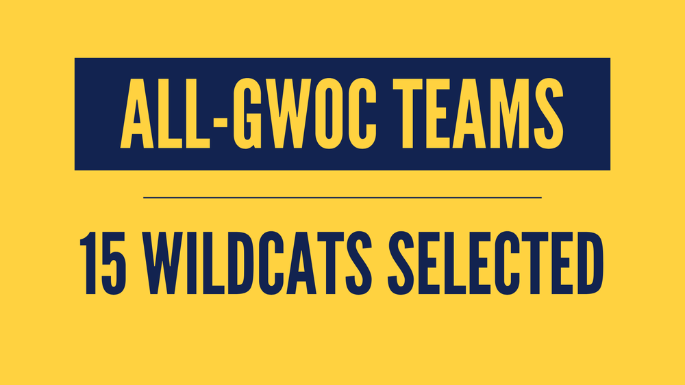 15 Wildcats selected for GWOC Teams Graphic