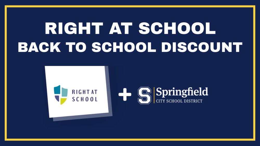 Right at School Back to School Discount Image