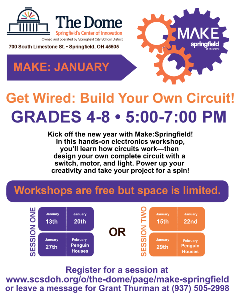 Make: January Flyer
