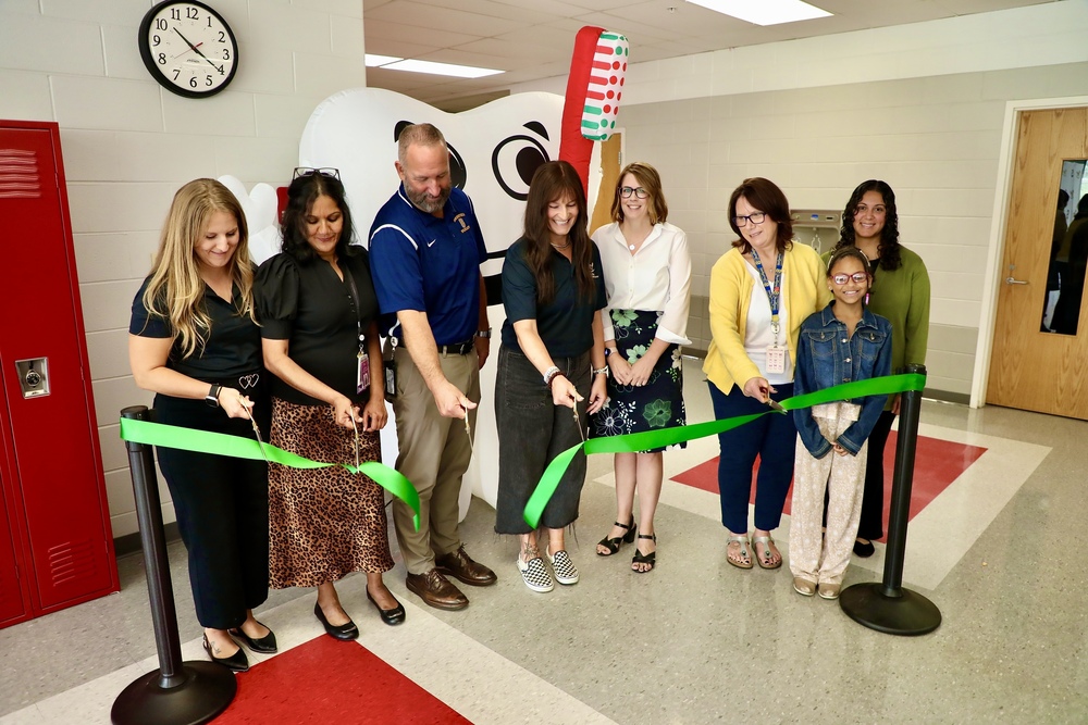 Community partners cut the ribbon on the new dental clinic