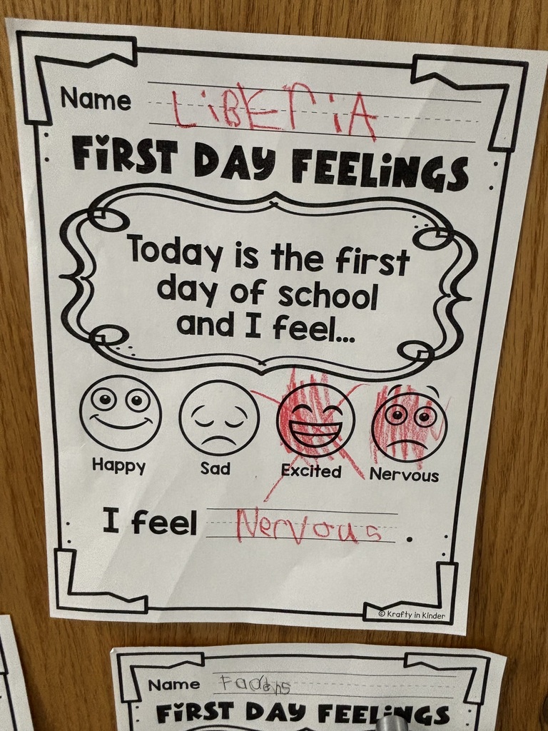 First day feelings!!! Nervousness turned into excitement!