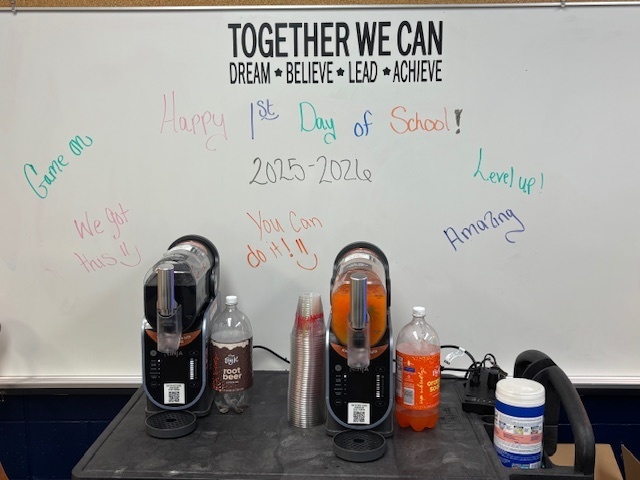 HAPPY SLUSHIE DAY to our teachers!! What a way to refresh!