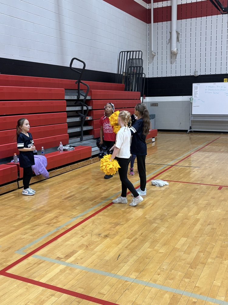 playing with the Poms!