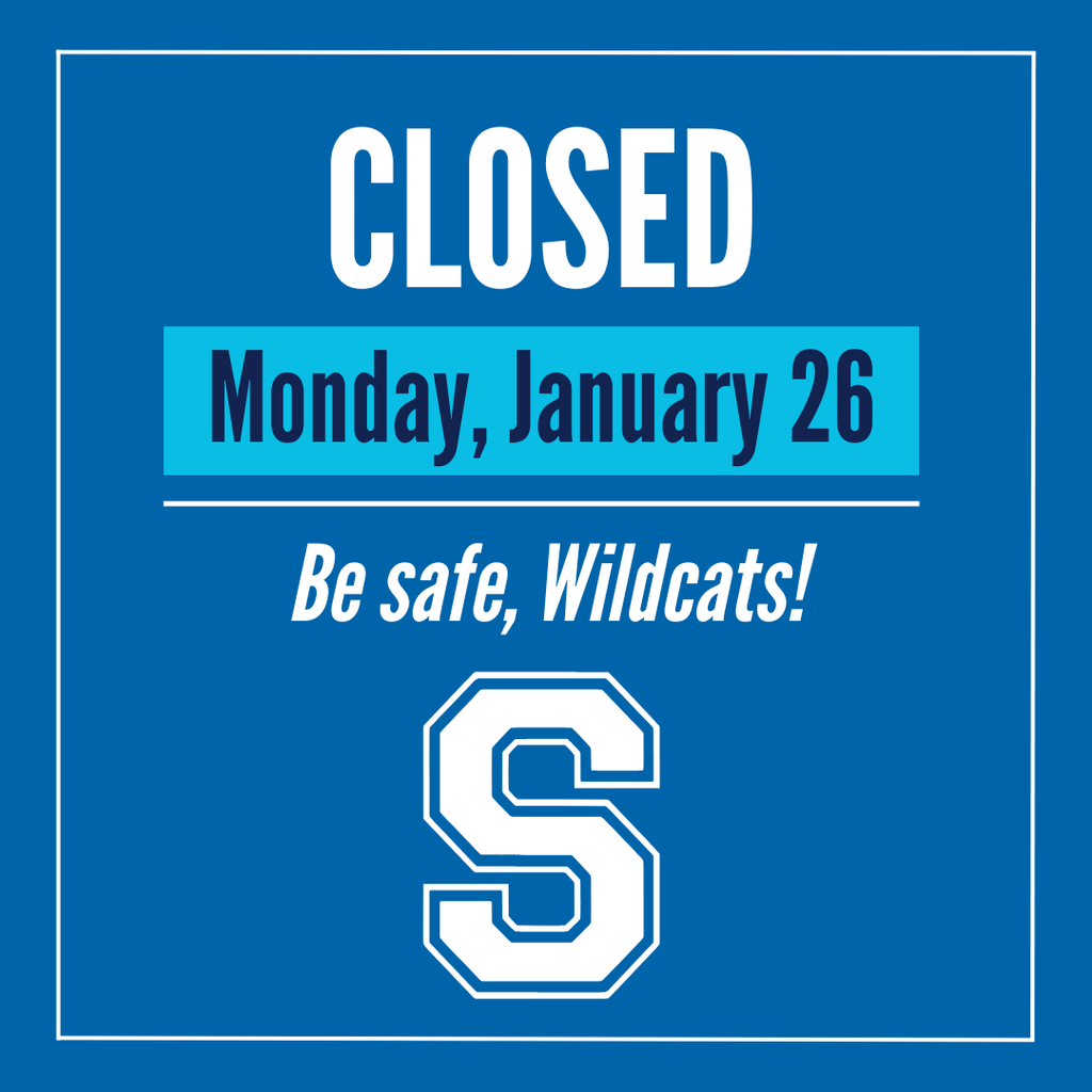 The SCSD will be closed on Monday, January 26, 2026.