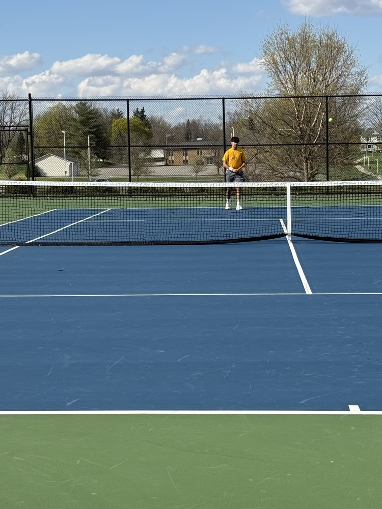 Boys tennis match at home vs Urbana