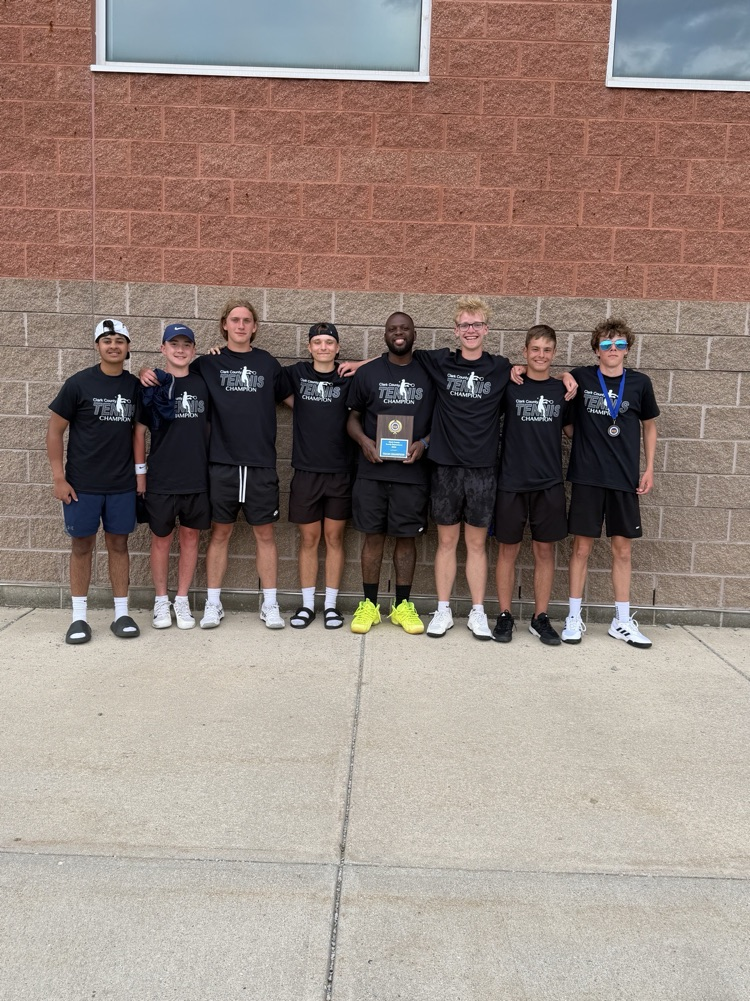 2026 Boys Tennis Clark County Champions 