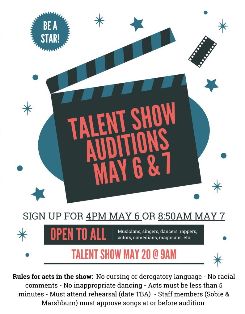 Audition flyer