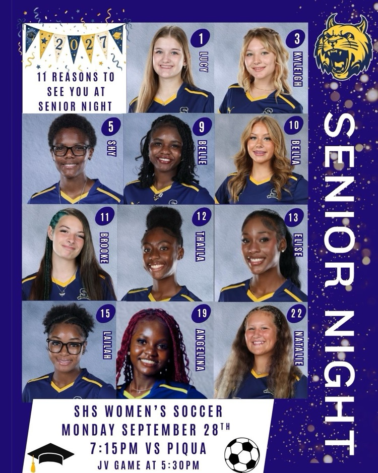 an image of the 11 pictures of SHS Girls Soccer Seniors!