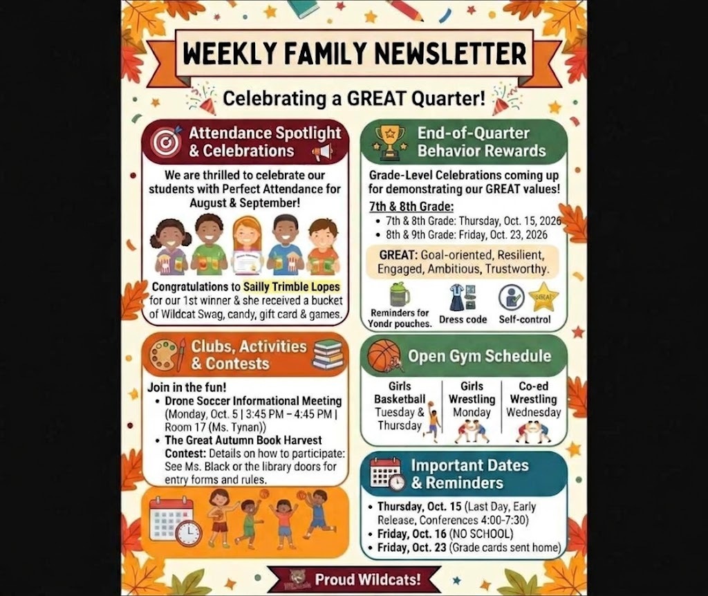 RMS Newsletter 10/5-10/9