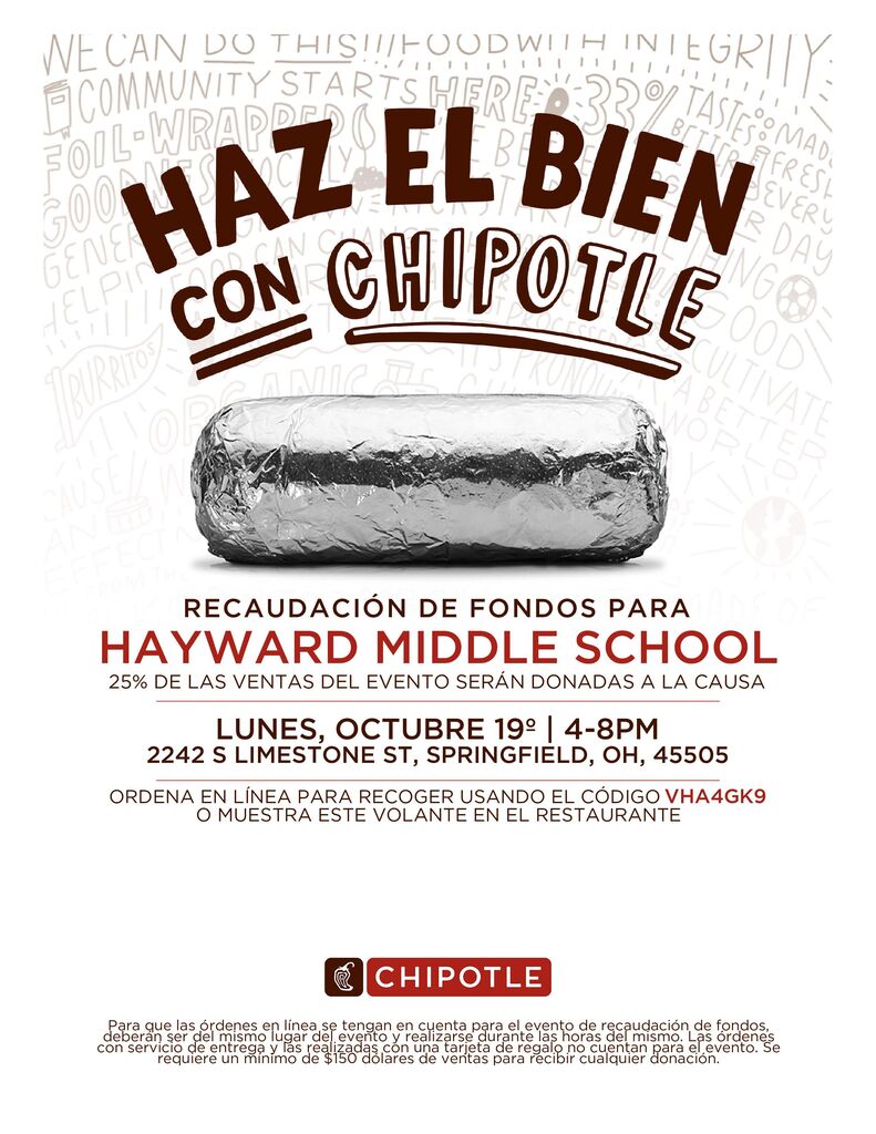 Spanish Fundraising Flyer