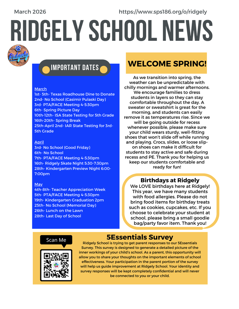 March Family Newsletter