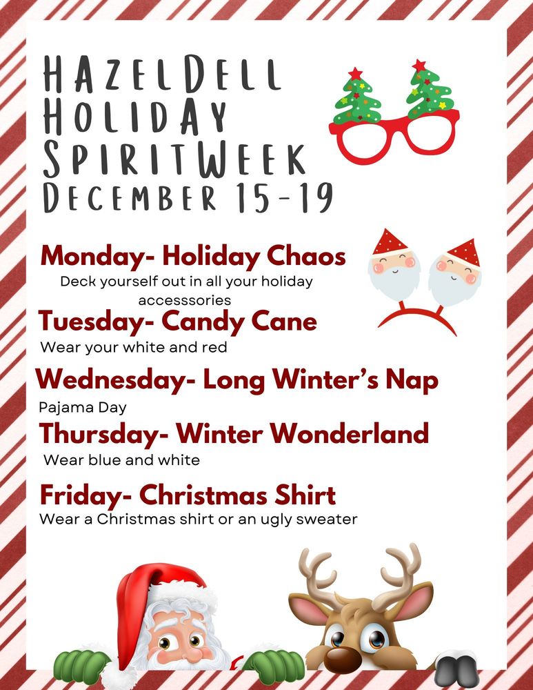 Holiday Spirit Week