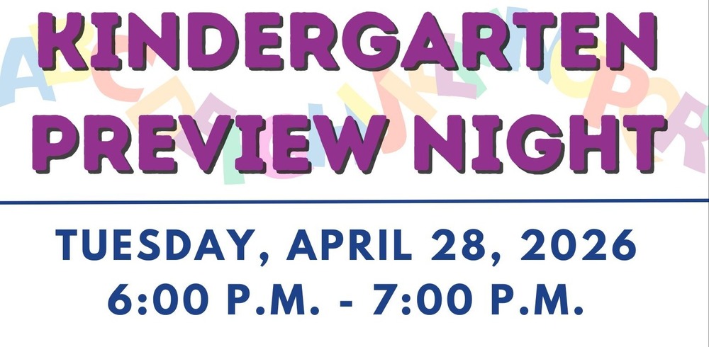 kindergarten preview night april 28 2026
