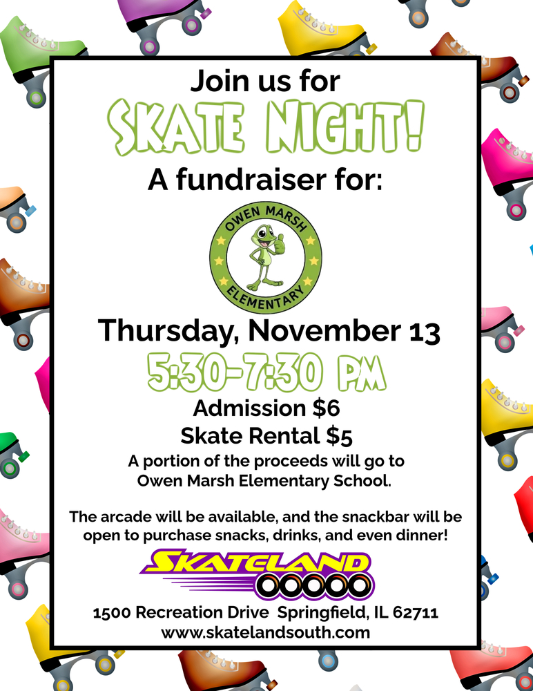 Skateland Family Night - 6:00 - 8:00 p.m.