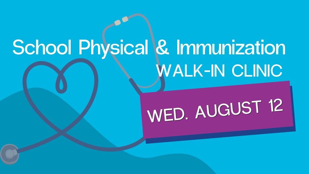 school physical and immunization walk in clinic