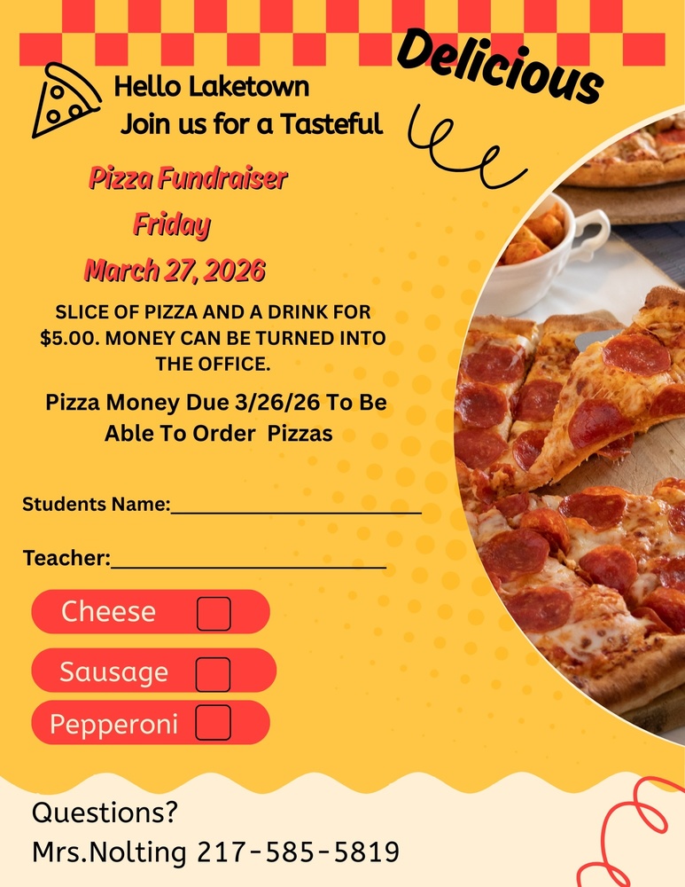 Pizza Lunch Fundraiser