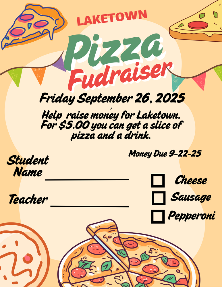 Pizza Lunch Fundraiser