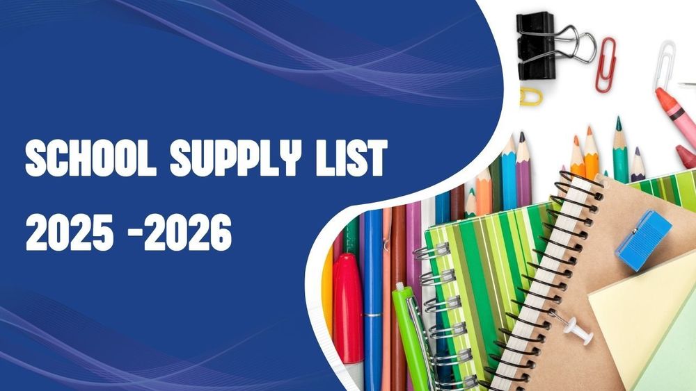 school supply list 2025-2026